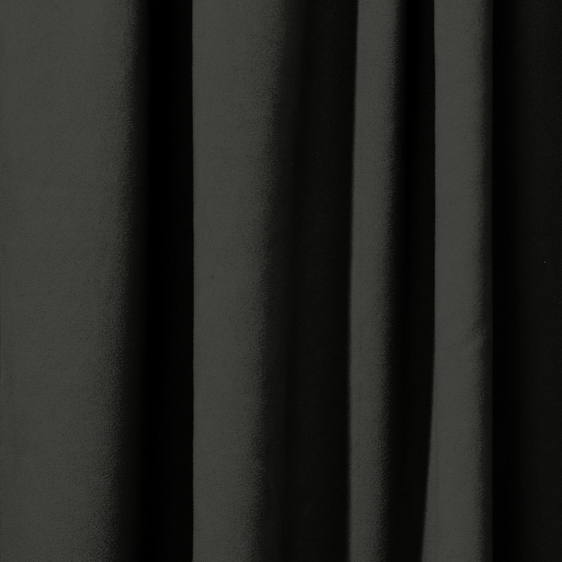 Encore Synthetic Velour Drape — 15 oz IFR (Black) — 3'H x 13'W