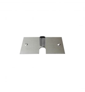 Pipe & Drape Baseplate — Slip-Fit Base 8 x 14 — 8" × 14" Baseplate — 5 lb · 1.5 x 3" pin · Standard