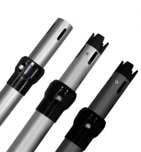 Pipe & Drape Upright — 1.5 in Fixed Height Upright - Screw In — 3' Fixed Upright