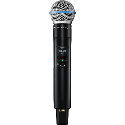Shure SLX-D Wireless Handheld Transmitter — SLXD2 — SM58